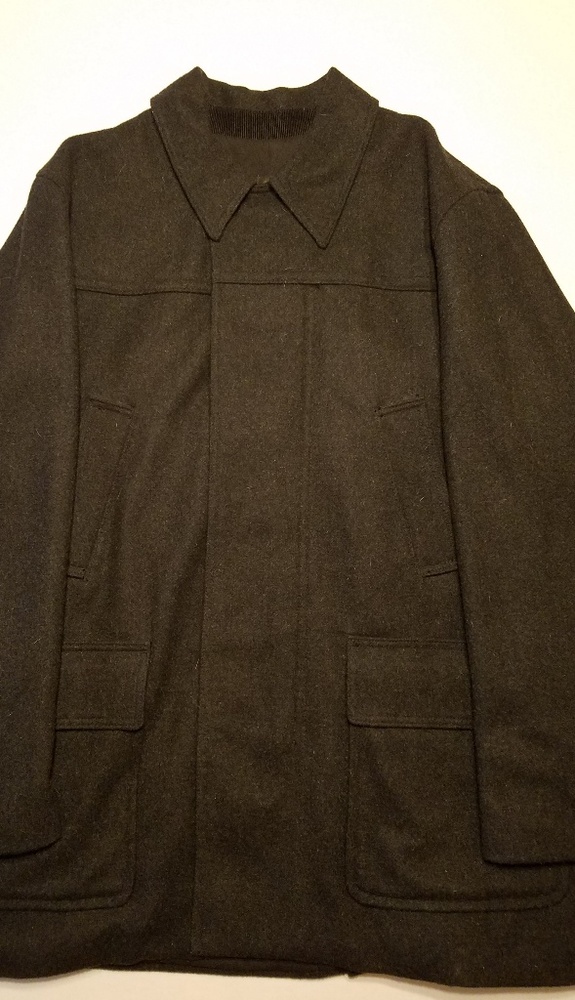 Mens XL Express Wool Blend 3/4 Length Pea Coat